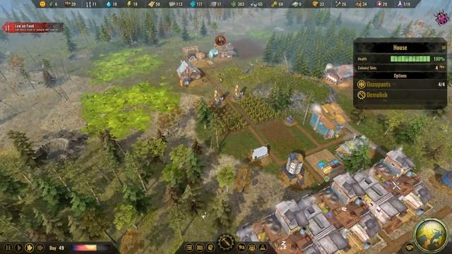 Surviving the Aftermath #09 FOOD CRISIS || Strategy Survival Simulation Building Let's Play смотреть онлайн