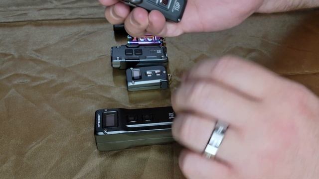 WOW! Nitecore Keychain Flashlights T4K TUP TINI2 TINI TIPse TIKI Compared