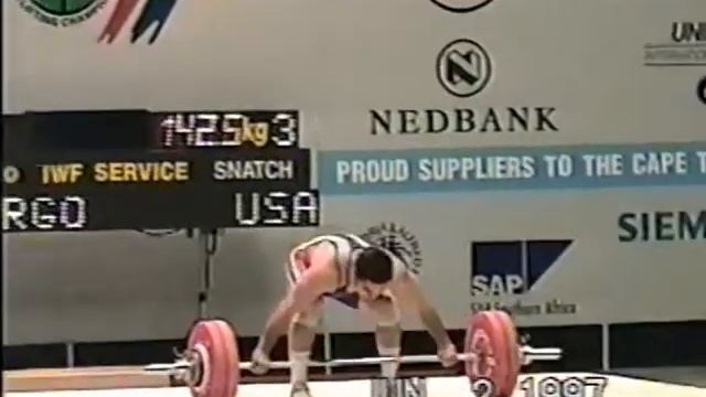 1997 Junior World Weightlfiting Championships смотреть онлайн