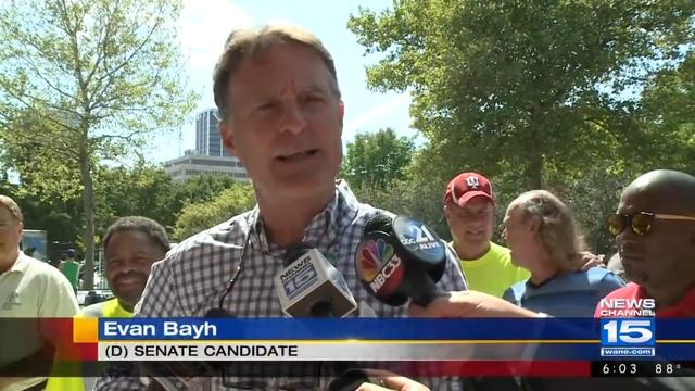 Evan Bayh visits Fort Wayne during Labor Day Picnic смотреть онлайн