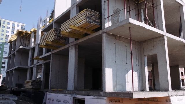 Ход строительства ЖК "Парковый" - июль, 2023 г. смотреть онлайн