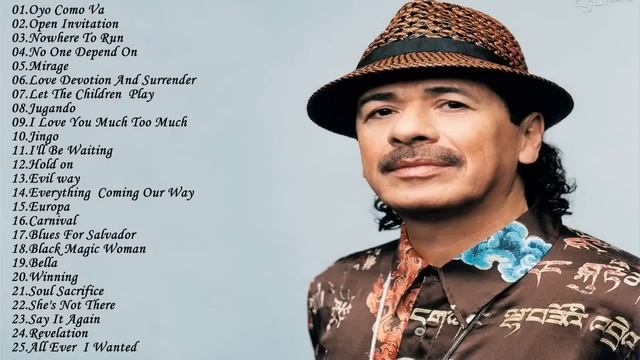 Top 25 Greatest Hits Of Carlos Santana  ||  Best Songs Of Carlos Santana