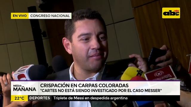 Crispación en carpas coloradas por renuncia de Horacio Cartes смотреть онлайн