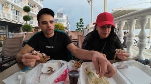 МУКБАНГ ПЕРЕПЕЛКА НА УГЛЯХ / ЧЕБУРЕКИ / РАХАТ - ЛУКУМ /  EATING MUKBANG ASMR / ЛАЗАРЕВСКОЕ. СОЧИ