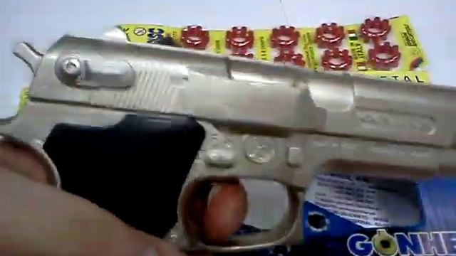 Детский игрушечный пистолет из металла 45/0 gonher смотреть онлайн