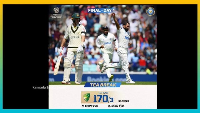 Steve Smith And Travis Head Super Batting Against India | Australia vs India WTC Final Highlights смотреть онлайн