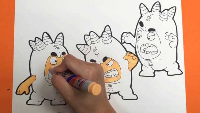 Magical Coloring Box | Oddbods Coloringpages | Fuze Drawing