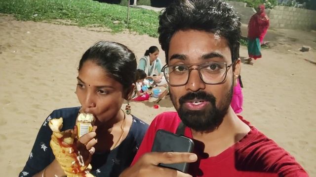 Beach time with My hubby ! Weekend vibe Roasted corn & Horse ride | Chillwithkavi | Kavishnu смотреть онлайн