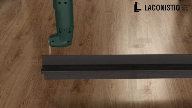 Laconistiq. Примыкание теневого плинтуса и скрытой двери Реверс. смотреть онлайн
