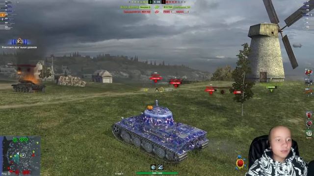 World of Tanks Blitz   Малыш Билли в рандоме ВЗВОДА СО ЗРИТЕЛЯМИ! БЕСПЛАТНО