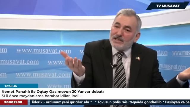 Nemət Pənahlı ilə Oqtay Qasımovun 20 Yanvar DEBATI - 31 il öncə meydanlarda bərabər idilər, indi.. смотреть онлайн