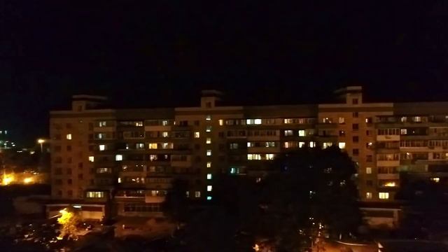 Вид из окна 5 этаж ул. Галактионовская Ночь смотреть онлайн
