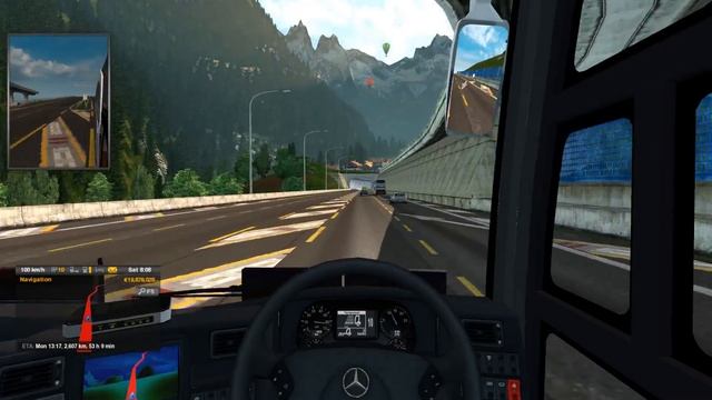 ETS2 1.18 x EAA map v2.4 Gameplay #1 2868km run смотреть онлайн