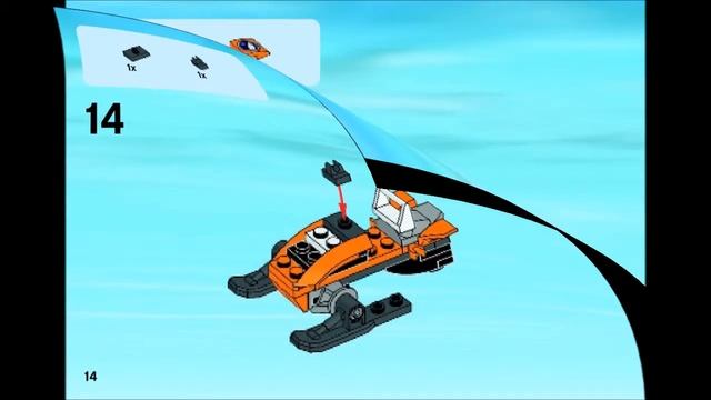 60032 LEGO Arctic Snowmobile (instruction Booklet)