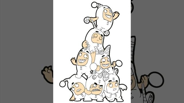 How To Draw Oddbods / Oddbods Coloring Pages / Oddbods Drawing