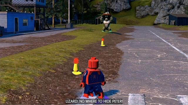 The Amazing Spiderman VS Lizard - Epic Lego Battle смотреть онлайн