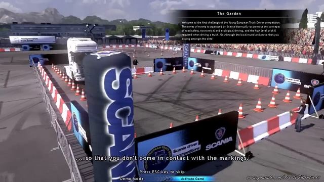 Scania Truck Driving Simulator Demo PC Gameplay смотреть онлайн