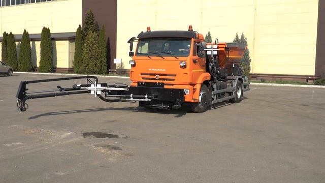 Мобильный комплекс для ямочного ремонта БЦМ-257 на шасси КАМАЗ-43253