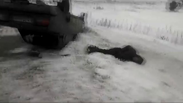 На Тюменском тракте пьяный водитель улетел в кювет смотреть онлайн