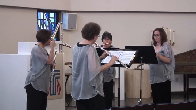 Quartet for Four Flutes, Movements 1 - 4 by Harald Genzmer performed by Sonoran Silver Flute Quarte смотреть онлайн