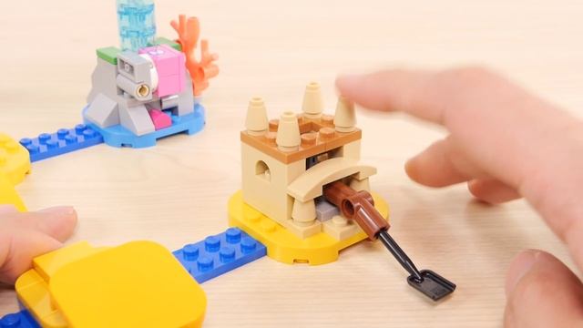 レゴ スーパーマリオ ドッシーとスイスイチャレンジ 71398 レゴマリオ ／ LEGO Super Mario Dorrie’s Beachfront Expansion Set смотреть онлайн