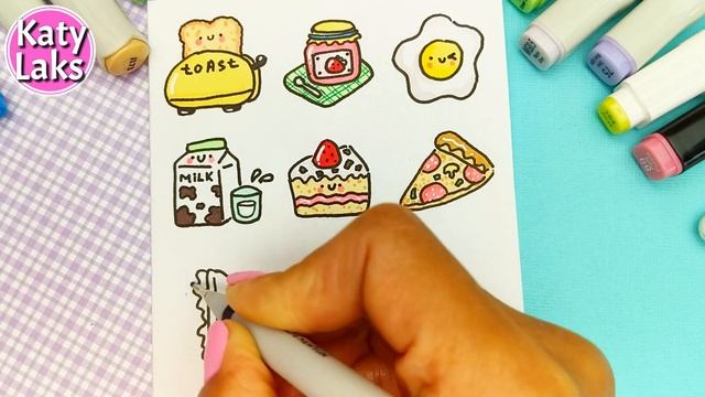 🍪Yummy Stickers/💖Cute Kawaii Stickers DIY смотреть онлайн