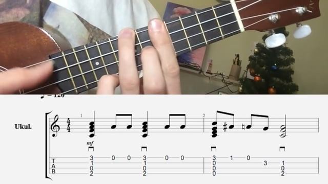 УКУЛЕЛЕ. МАЛЕНЬКОЙ ЕЛОЧКЕ ХОЛОДНО ЗИМОЙ НА УКУЛЕЛЕ смотреть онлайн