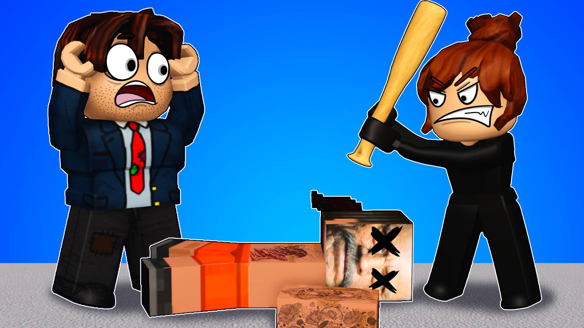 Папа зэк и Мама киллер (бандитская история в Роблокс) смотреть онлайн