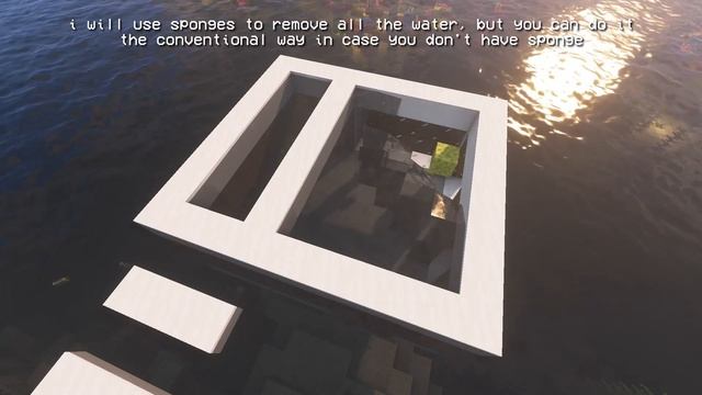 Minecraft: How To Build a Simple Underwater Base | Tutorial смотреть онлайн
