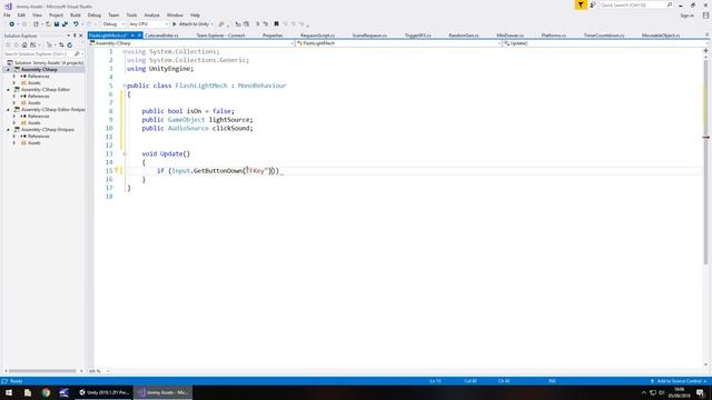 HOW TO MAKE A SIMPLE FLASHLIGHT MECHANIC WITH C# IN UNITY TUTORIAL смотреть онлайн