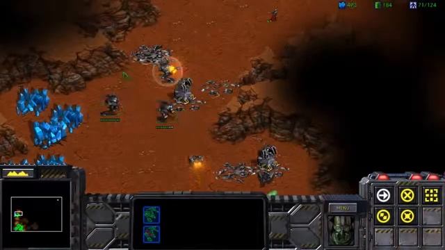 StarCraft: Brood War Terran Mission 5 - Emperor's Fall (Birds of War) смотреть онлайн