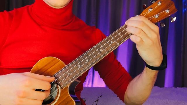 Маленькой елочке холодно зимой укулеле разбор смотреть онлайн