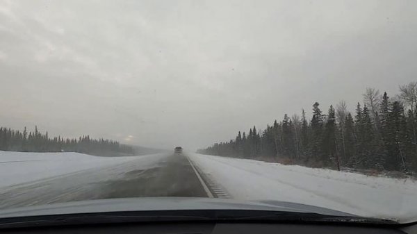 Extreme Cold EV Road Trip Part 1 : Canadian Winter  (830km)