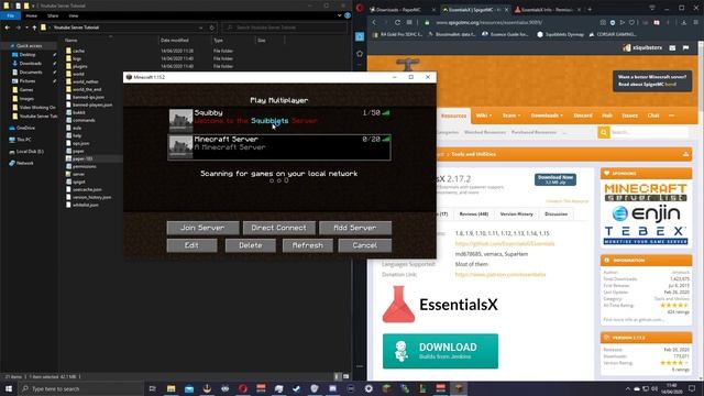 Minecraft Server Local Host Setup смотреть онлайн