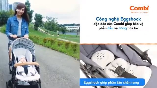 Xe đẩy Combi Mechacal Handy cho mẹ mê mua sắm смотреть онлайн