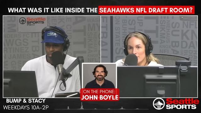 What was it like inside the Seattle Seahawks NFL Draft room? John Boyle explains to Bump and Stacy смотреть онлайн