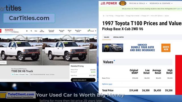 20 year old cars selling for more than they cost new. смотреть онлайн