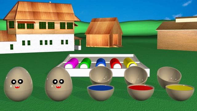 Разноцветные ЯЙЦА на ФЕРМЕ | Учим ЦВЕТА #яйцанаферме #цветныеяйца #учимцвета #мультфильм #3дмульт смотреть онлайн