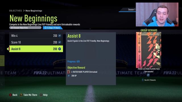 КРУТЫЕ ЗАДАНИЯ РАННЕГО ДОСТУПА И ПЕРВЫЕ ЦЕНТРАЛЬНЫЕ МАТЧИ! (FIFA 22 ULTIMATE TEAM) смотреть онлайн
