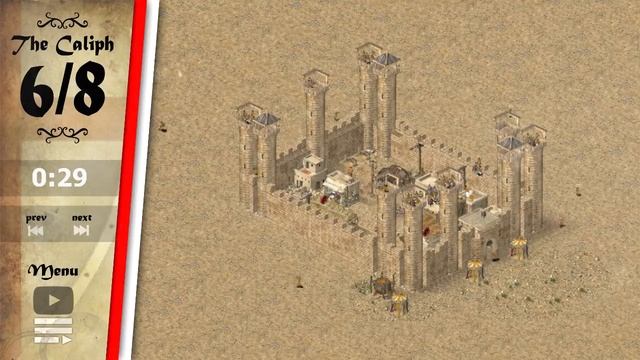 Stronghold Crusader A.I. Castle demonstration - PART 6/8 | the Caliph смотреть онлайн
