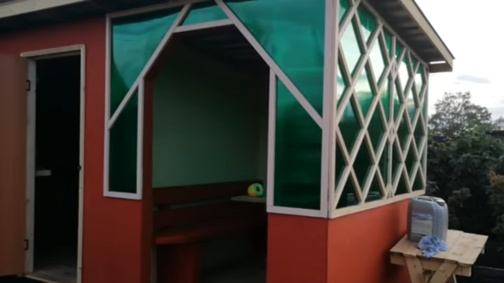 4 серия. Сарай-беседка 3 на 5