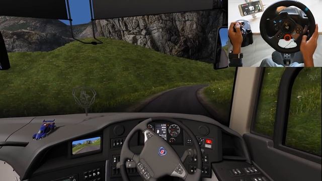 Scania Thrilling bus driving | Indian Driver | Euro truck simulator 2 with bus mod смотреть онлайн