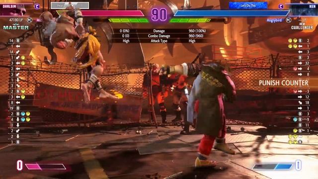 Street Fighter 6 I Mister Crimson (Dhalsim) VS AngryBird (Ken) l Data Replay смотреть онлайн