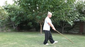 1. Комплекс с палкой «feng mo gun». Традиционное УШУ. (Wushu, Complex with a stick, the 1 part).