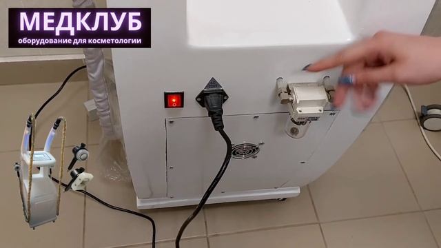 Аппарат для массажа. Модель IB M8 задняя панель аппарата. смотреть онлайн