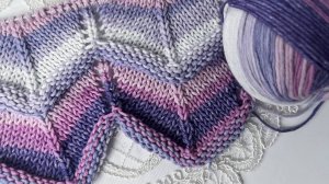 Замечательный узор😍 И волна и зигзаг👌