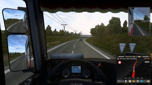 Euro Truck Simulator 2 - Gifts from Prague to Olsztyn - Iveco truck - PC Gameplay (FullHD) смотреть онлайн