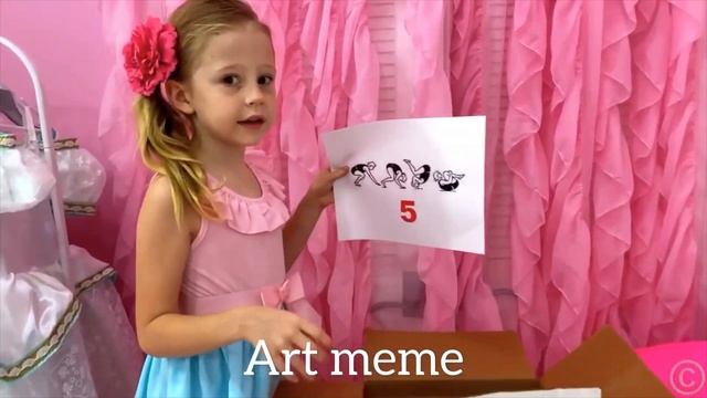 Nastya Teaches To Count To 10 Drawing Meme | Like Nastya #like_nastya