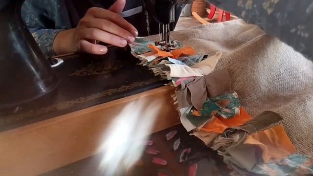 Ляпочиха - простой лоскутный коврик