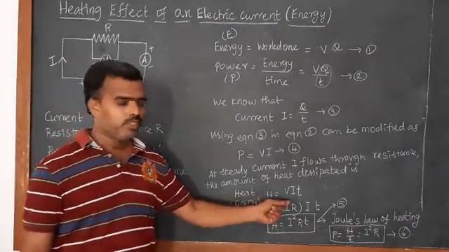 Class - 10 & 12 - Heating effect of Electric current - Joule's law of heating смотреть онлайн